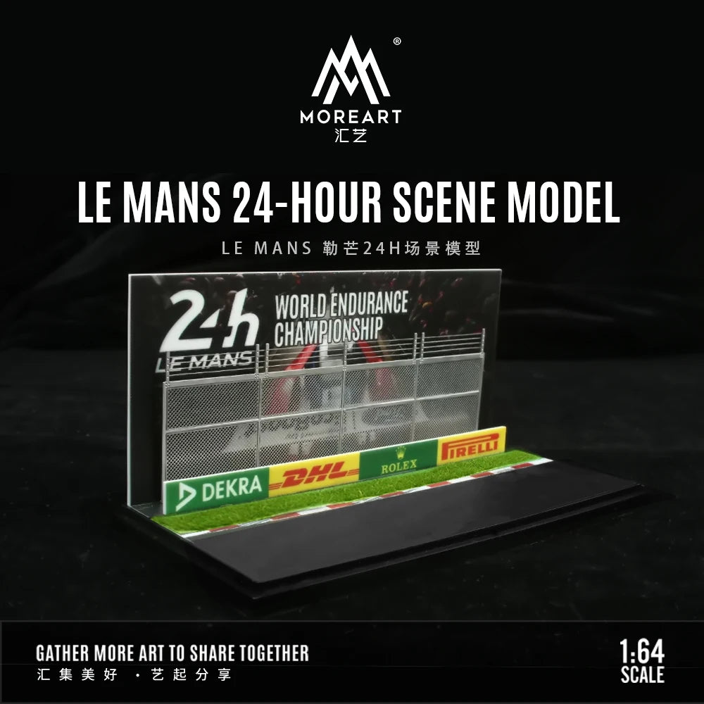 Timemicro&MoreArt 1:64 LE MANS 24H Scene - with dust cover