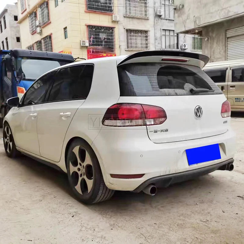 ABS Car Rear Roof Spoiler Window Trunk Wings for Volkswagen VW Golf 6