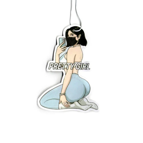 Sexy Tire Girl Pendant JDM Car Air Freshener Hanging Rearview Mirror