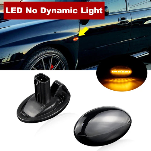 2Pcs LED Side Marker Light Amber Front Bumper Turn Signal Light For