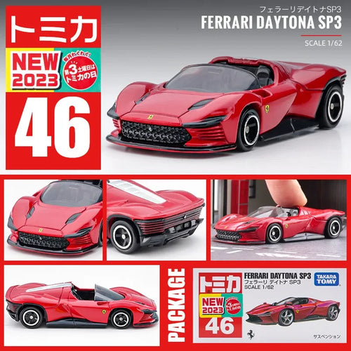 TAKARA TOMY Tomica Ferrari 1/64 Mini Diecast Alloy Model Car Toys