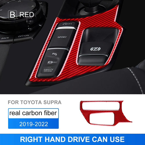 Sticker For Toyota Supra GR A90 A91 MK5 2019-2022 Car Real Carbon