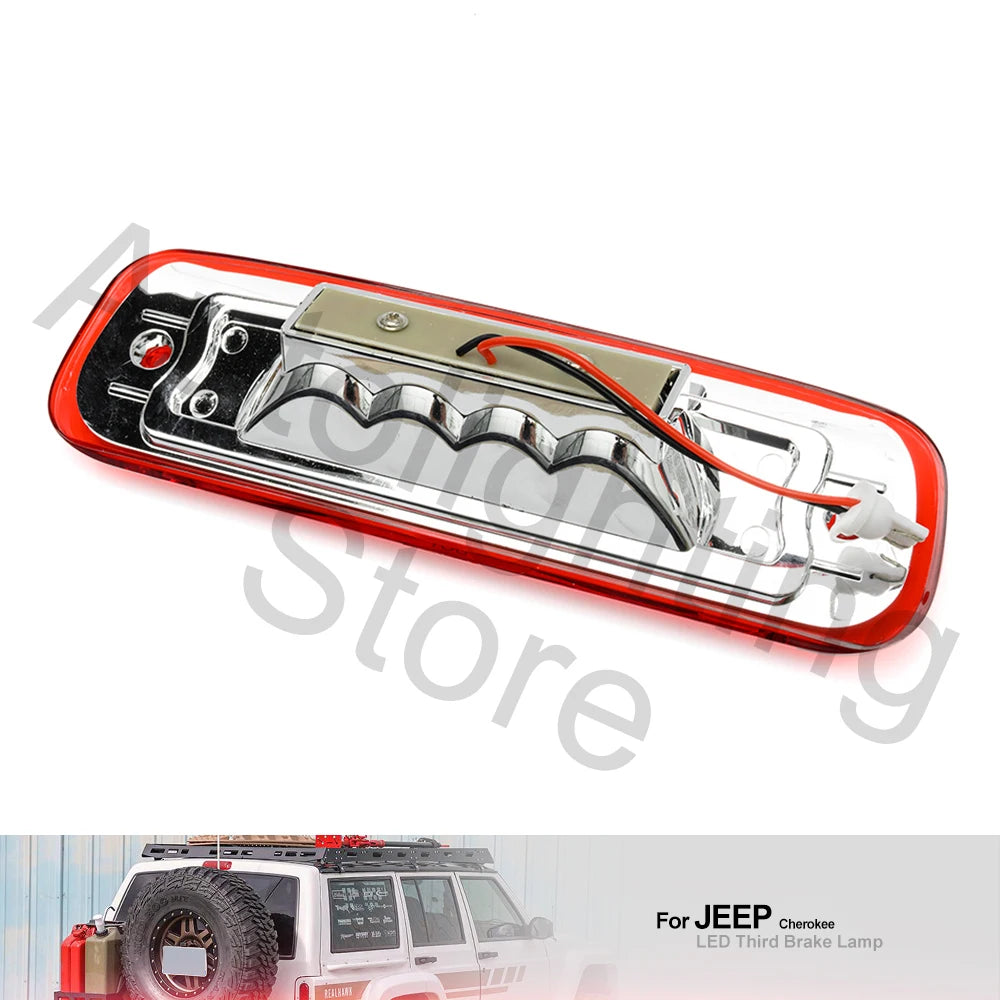 1Pc High Mount 3rd Brake Light Rear Stop Lamp For Jeep Cherokee XJ