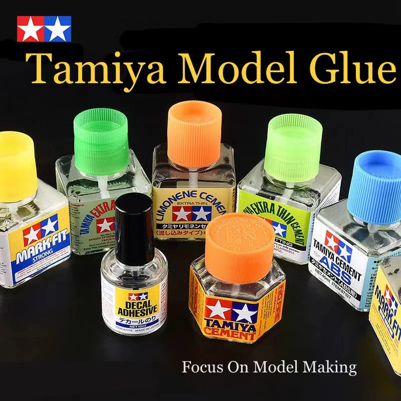 Tamiya Model Glue Slotting Glue Orange White Cover Gundam Model Glue