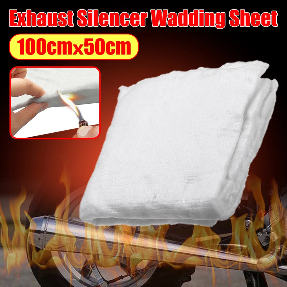 5MM Motorcycle Exhaust Pipe Silencer Cotton Heat Insulation Cottons