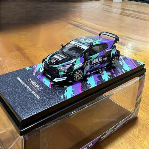 Tarmac Works TW 1/64 YARIS HKS Racing Performer GR Die-cast Alloy Car