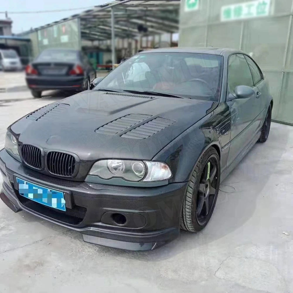 VACOMUL Carbon Fiber Front Bumper Guard Fender For BMW 3 Series E46 M3