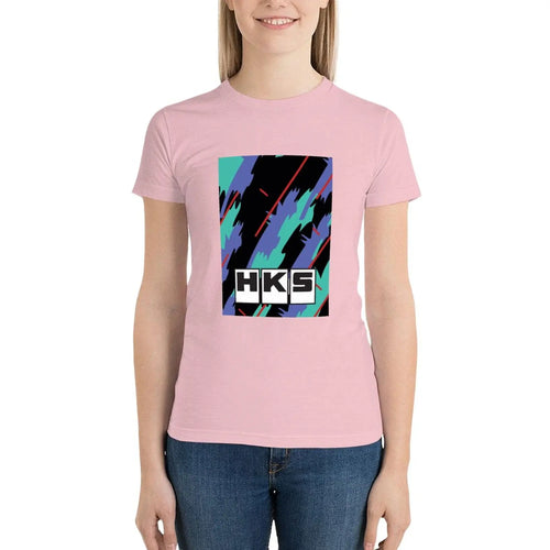 HKS Retro Pattern T-Shirt aesthetic clothes graphics designer clothes