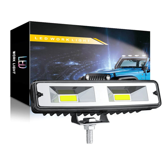 1Pc/2Pcs Car COB Work Light Bulb Spot Beam Bar 18W 12V Car SUV Off