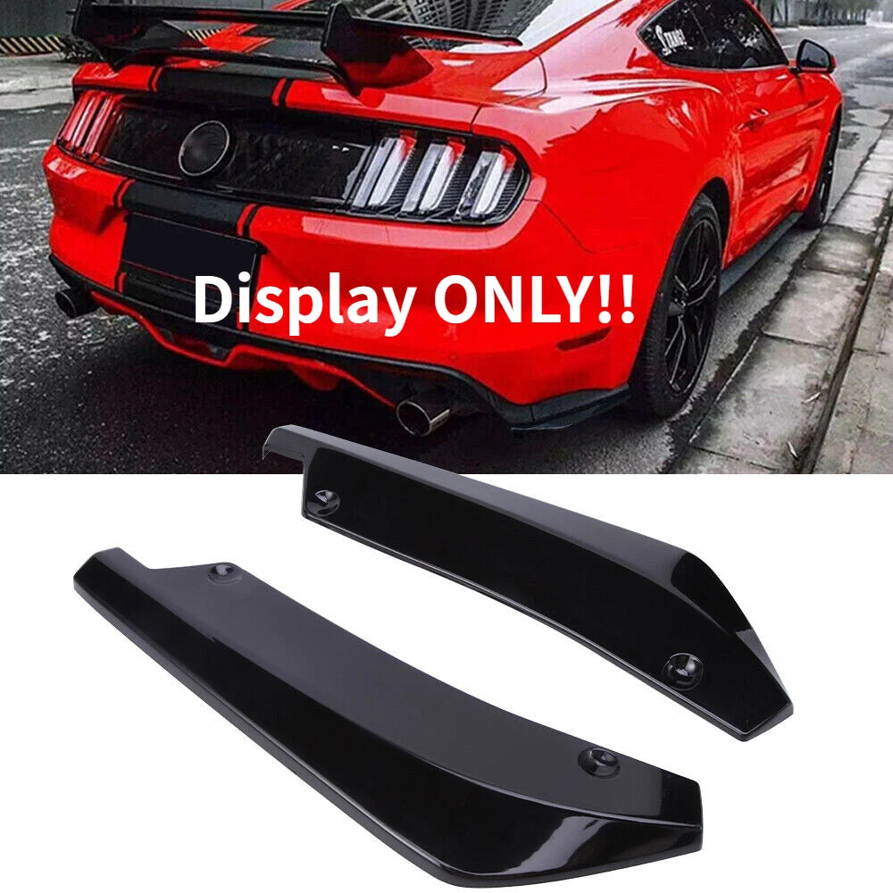 2PCS Rear Bumper Splitter Cover Universal For Ford Mustang 2008-2022