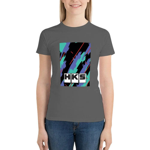 HKS Retro Pattern T-Shirt aesthetic clothes graphics designer clothes