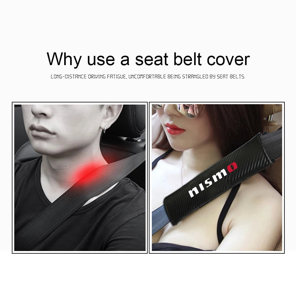 for nissan GTR GT-R NISMO R35 premium edit 2pcs Car seat belt