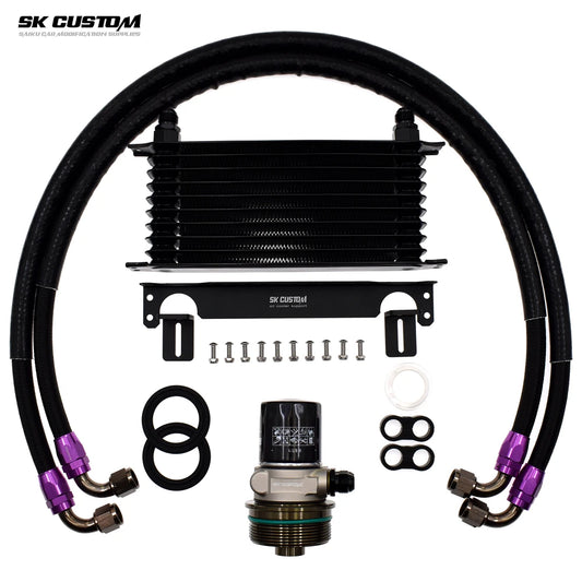 SK CUSTOM For Toyota 1GR 2GR 3GR 5GR 8AR Engine Oil Cooler Kit Reiz