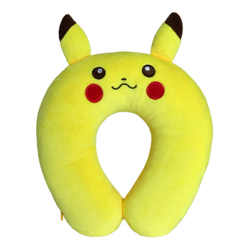 Takara Tomy Pokemon Pikachu Car Seat Headrest Kawaii Cartoon Neck