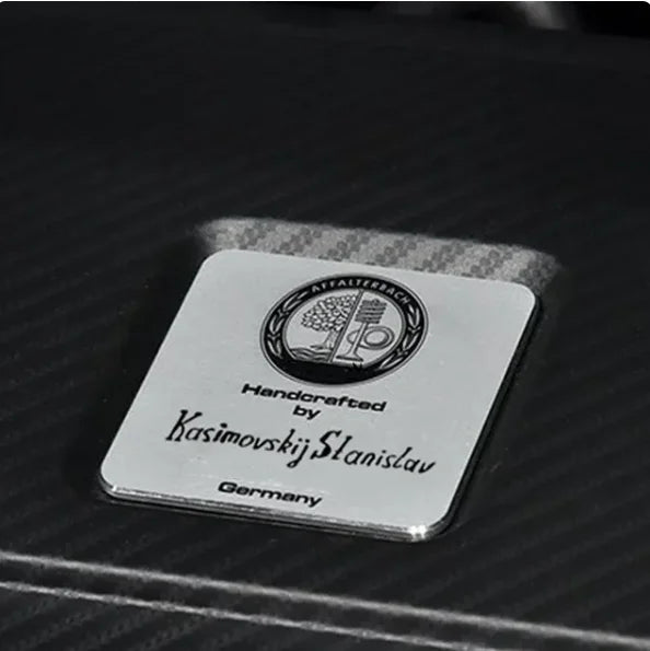 Silver Label Emblem For AMG Sticker AFFALTERBACH AMG Engine Sticker