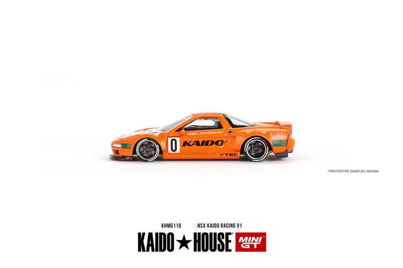 **Pre-Order** Kaido House x MINI GT 1:64 NSX Kaido Racing V1 Orange