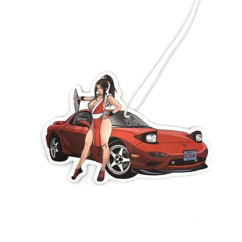 Sex Tire Girl Pendant Car Air Freshener Hanging Rearview Mirror