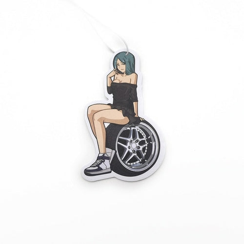 Sex Tire Girl Pendant Car Air Freshener Hanging Rearview Mirror