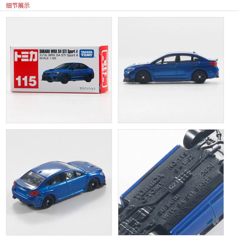 TAKARA TOMY Tomica NO.115 Subaru WRX S4 Sports Coupe Scale 1/62 Mini