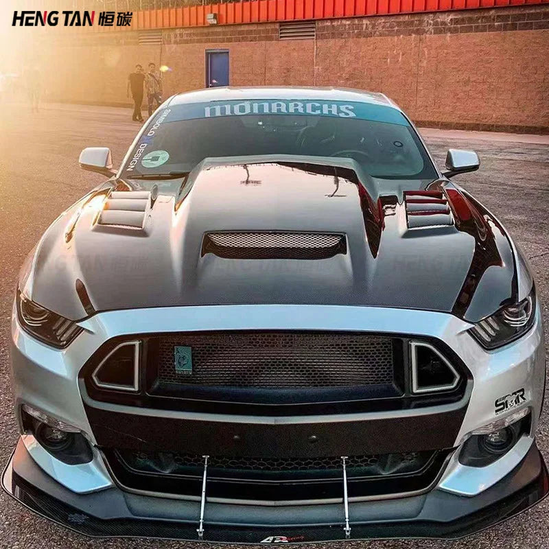 TF Model Carbon Fiber Headliner Hoods for 15-17 Ford Mustang Mustangs