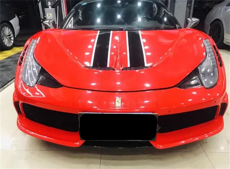 Used for Ferrari 458 upgrade SP style engine hood car specific