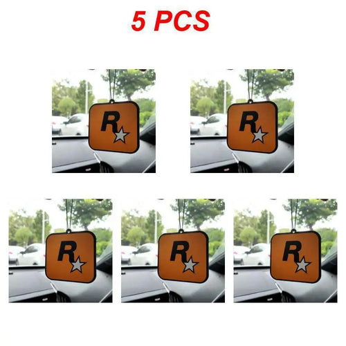 1~10PCS Trend car fragrance R star car long-lasting aromatherapy