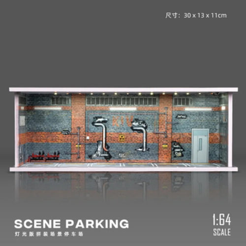 Timemicro+MoreArt 1:64 Street graffiti theme light version garage