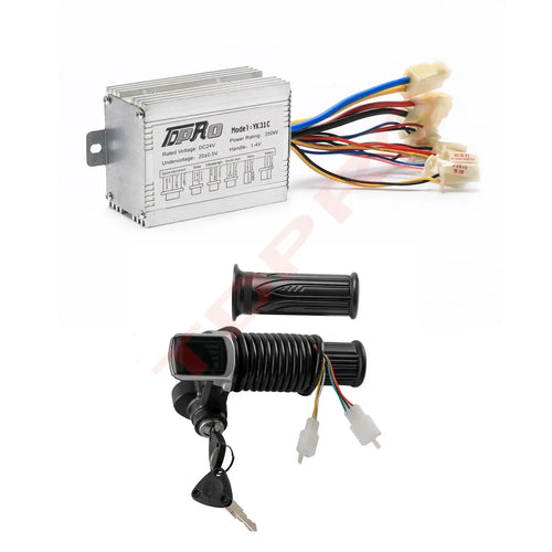 24V 250W 350w 500W Brush Speed Motor Controller Throttle Kit MX 350