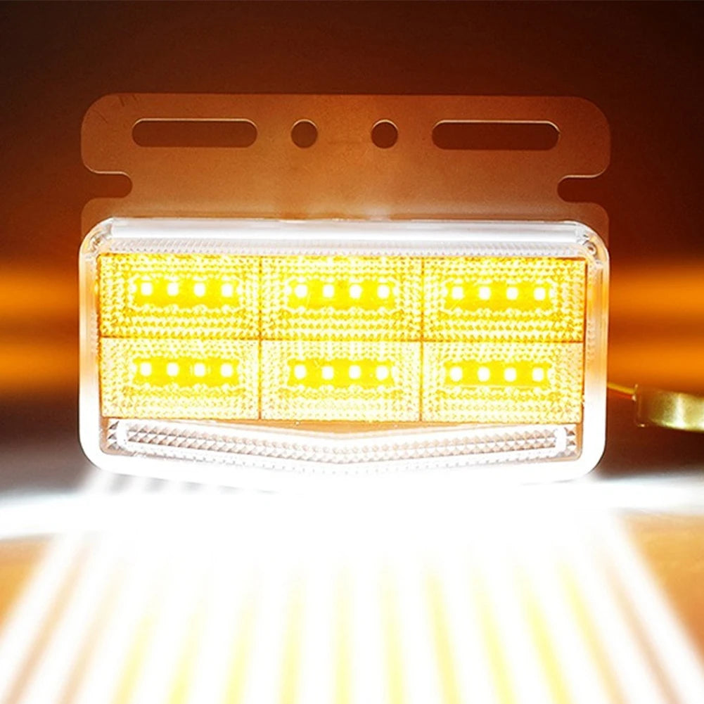 24V Truck Side Marker Indicator 42LED Super Bright Lights Waterproof