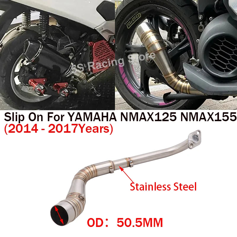 Slip On For YAMAHA NMAX125 NMAX155 NMAX 125 155 2015-2017 Motorcycle