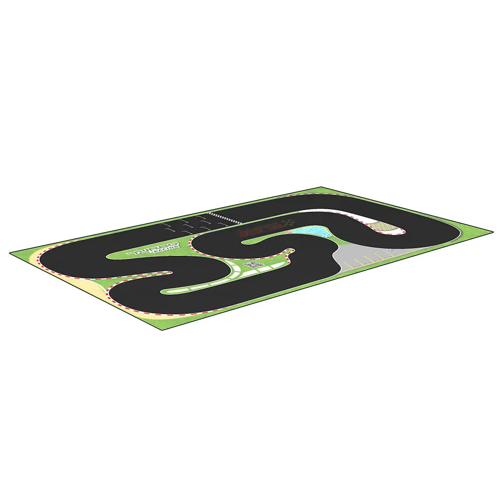 90x160 CM Plastic Rubber Spare Race Track Scene Mat Vehicles Model