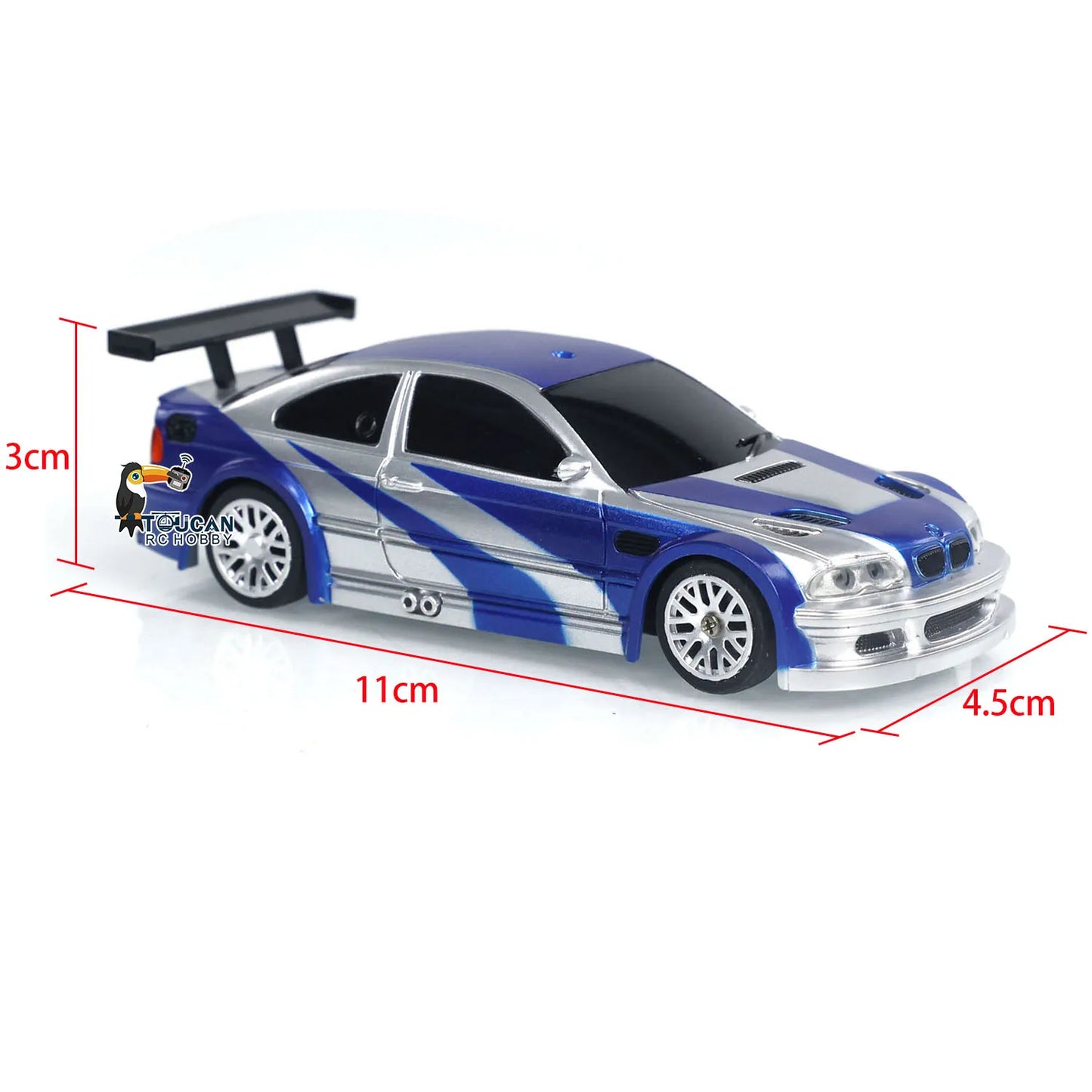 4WD 2.4G 1/43 Scale RC Mini Speed Car RTR Four-wheel Drive Car Radio