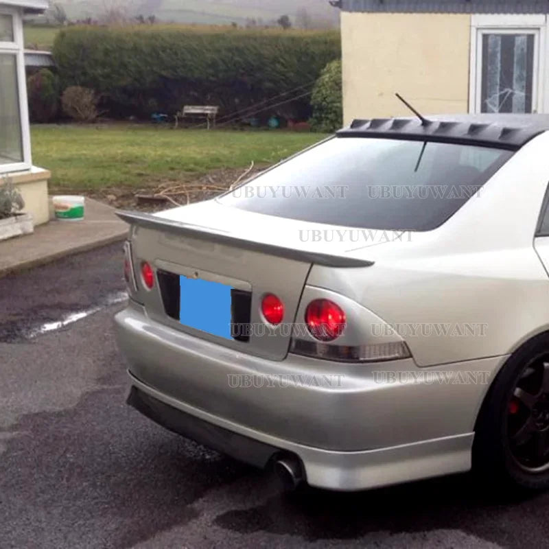 Real Carbon Spoiler for Lexus IS 200 Rear Ducktail Wing Gloss Black