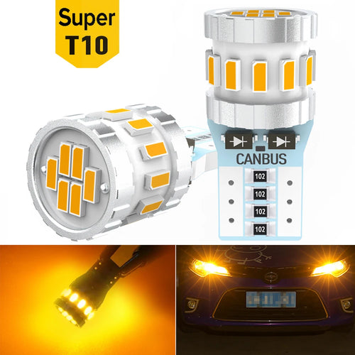 2pcs LED Clearance Light Lamp W5W T10 For Ford C-Max Fusion Focus