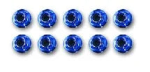 6colors 10pcs 4mm Wheel Nut/ Metal Wheel Hardware for 1/10 R/C hobby