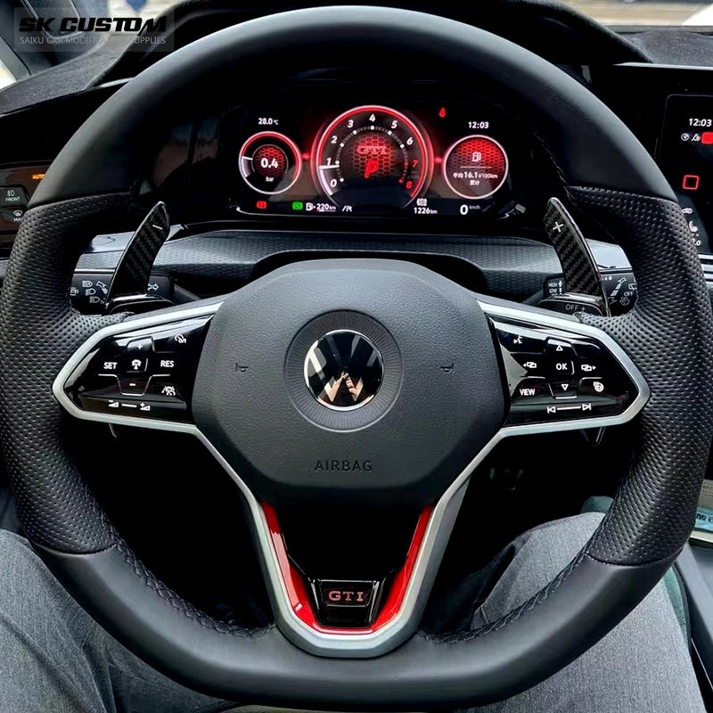 SK CUSTOM For Volkswagen Golf 8 MK8 GTI R Line Car Carbon Fiber