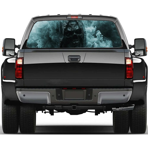 Scary Monster Design Car Rear Window Decal Fit Pickup,Truck,Car