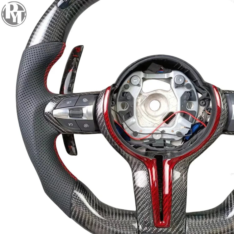 Suitable for BMW steering wheel F20 F21 E46 E90 E92 F30 F34 F10 carbon