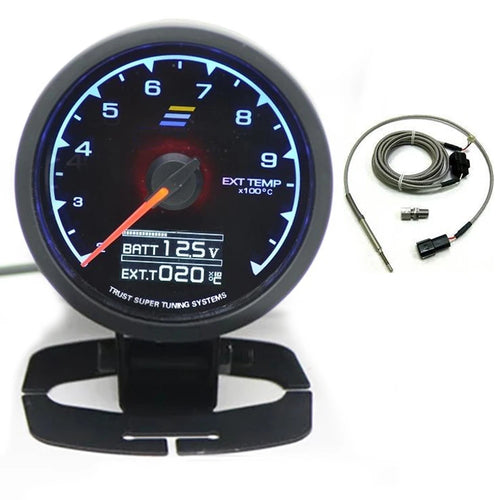 7 Color Turbo Boost Gauge Car Multi LCD Digital Display  Racing Meter