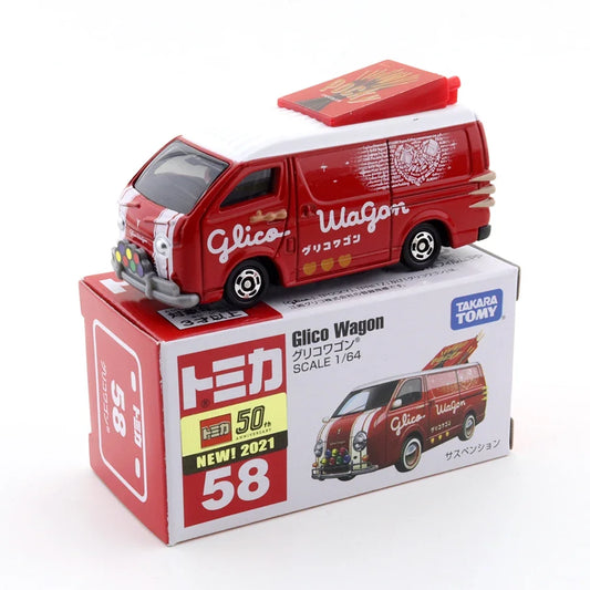 Takara Tomy Tomica No.58 Glico Wagon 1:64 Alloy Toys Motor Vehicle