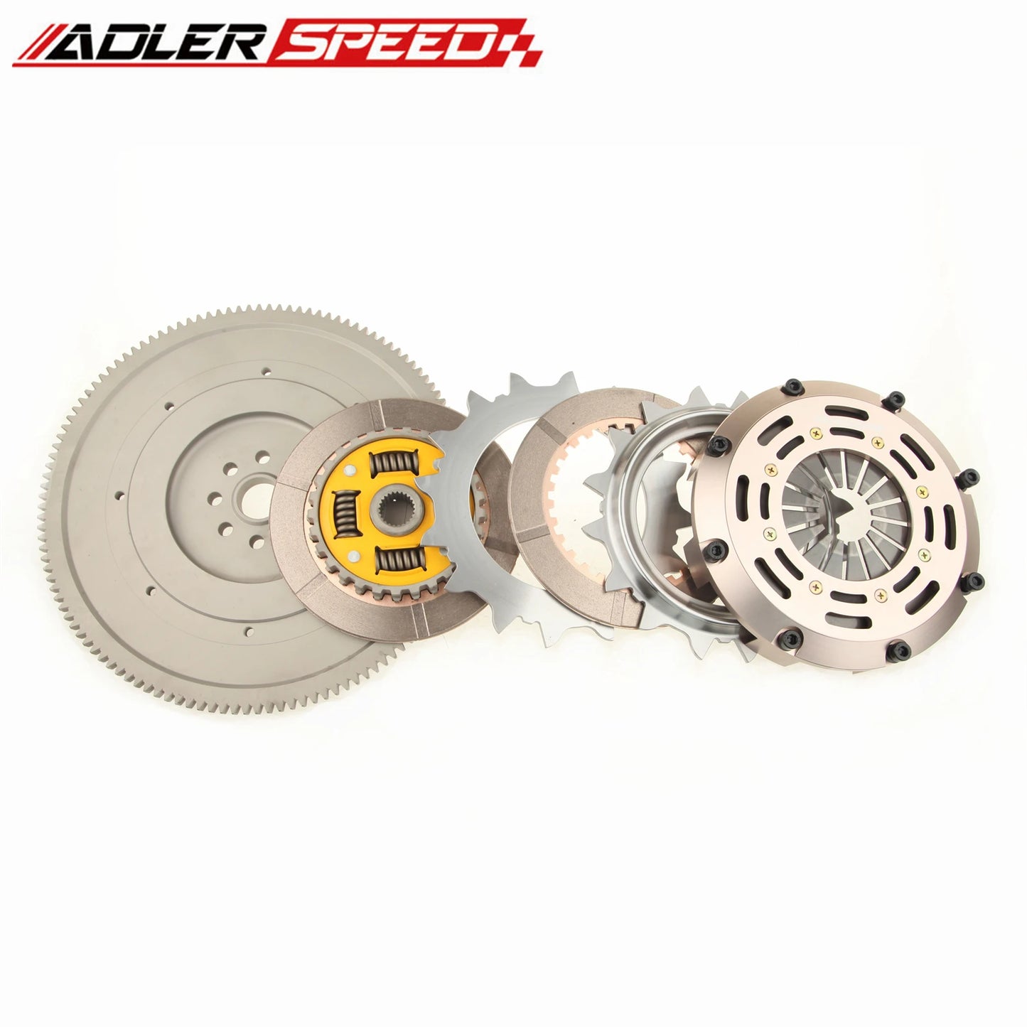 ADLERSPEED Racing Street Twin Disc Clutch Fits 04-18 Subaru WRX STI