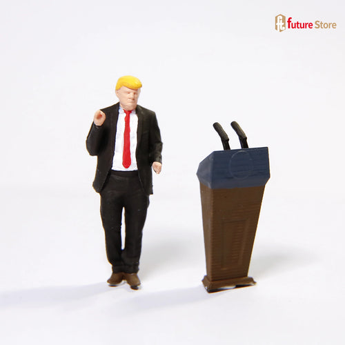 1/87 1/64 1/43 L010 Trump Speech Scene Miniatures Male Figures Diorama