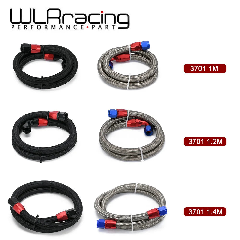 WLR - AN10 1M/1.2M/1.4M Stainless Steel Brained Oil Hose Line Hose