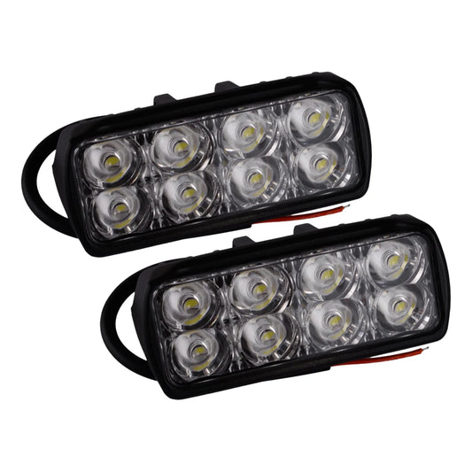 2Pcs 8LED Work Light Bar Spotlight Headlight For Car Truck Motorcycle