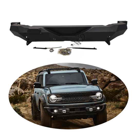 4x4 Rolled Steel Bumper For Bronco Raptor 2022 Car Bumpers Rear Bumper