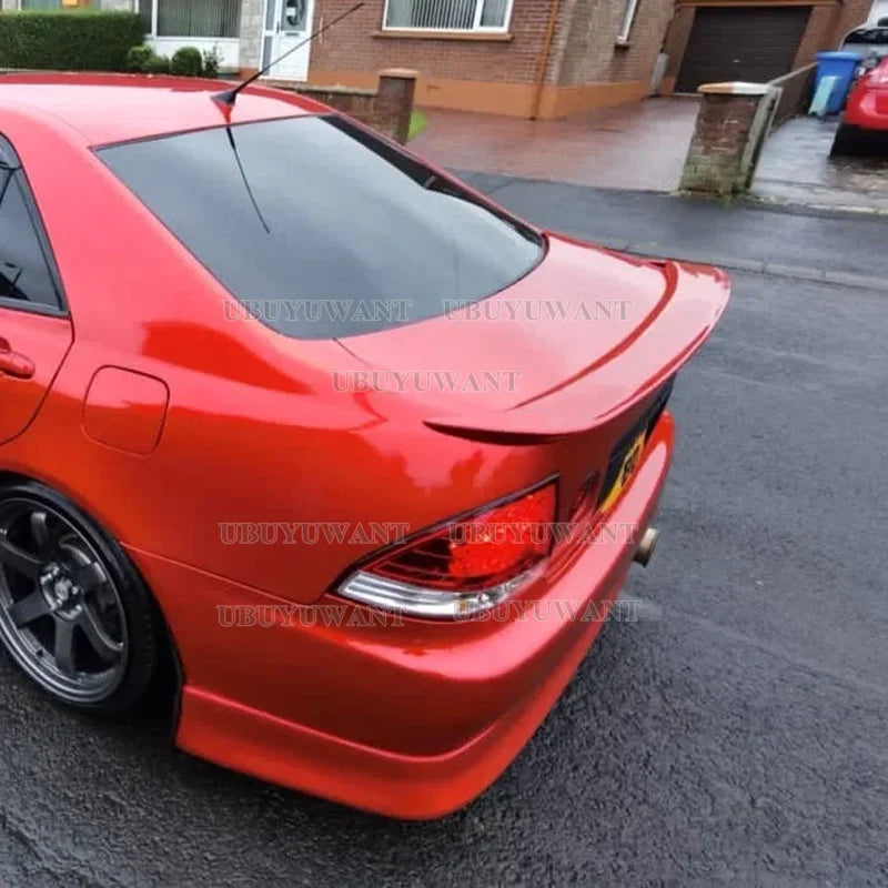 Real Carbon Spoiler for Lexus IS 200 Rear Ducktail Wing Gloss Black