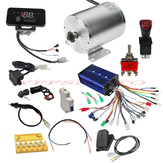 TDPRO 72V 3000W Brushless Motor MY1020 / Controller/Throttle Pedal T8F