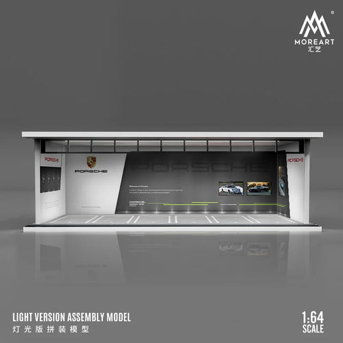 TimeMicro&MoreArt 1:64 Parking lot model scene 1:64 simulation alloy