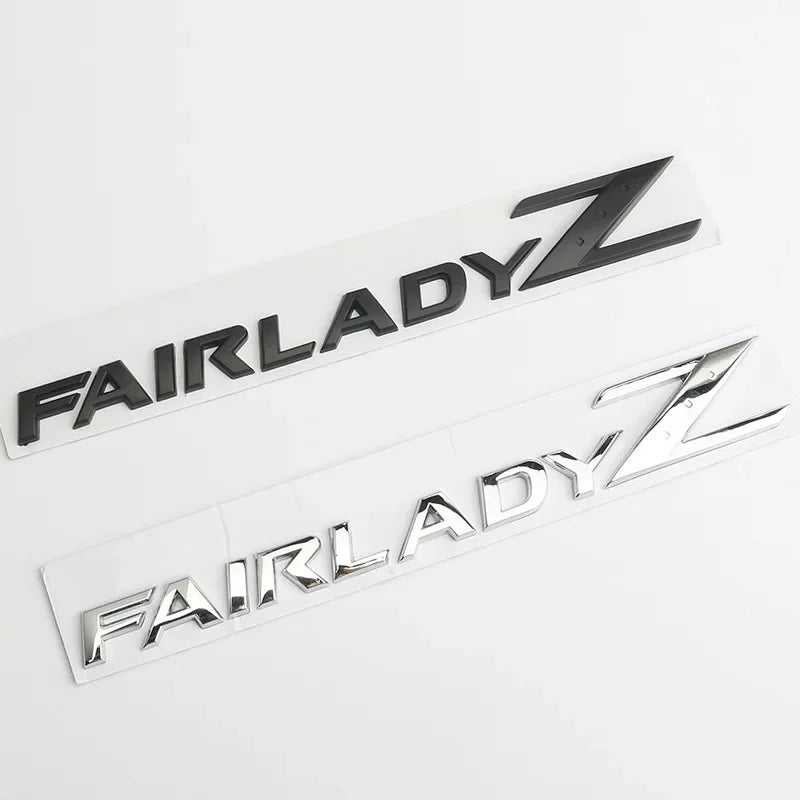 3D Letters Fairlady Z Logo Rear Boot Trunk Emblem Badge For Nissan