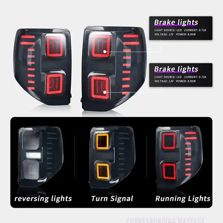 Spedking New Design Accessories Led Taillight With Sequential Turning